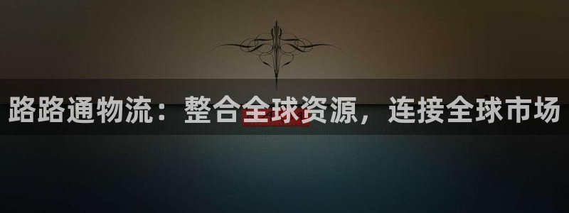 ,优游国际龙虎：路路通物流：整合全球