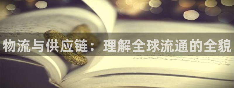 ,优游国际黑款：物流与供应链：理解全