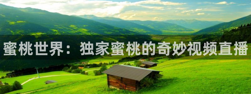 蜘蛛体育：蜜桃世界：独家蜜桃的奇妙视频直播